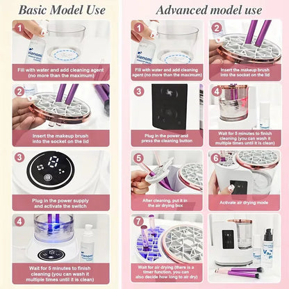 Lulupurest™ Electric Makeup Brush Cleaner &amp; Dryer