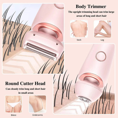 Lulupurest™ 2-in-1 Electric Razor &amp; Bikini Trimmer for Women