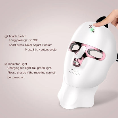 Lulupurest™ 7-Color LED Facial &amp; Neck Mask