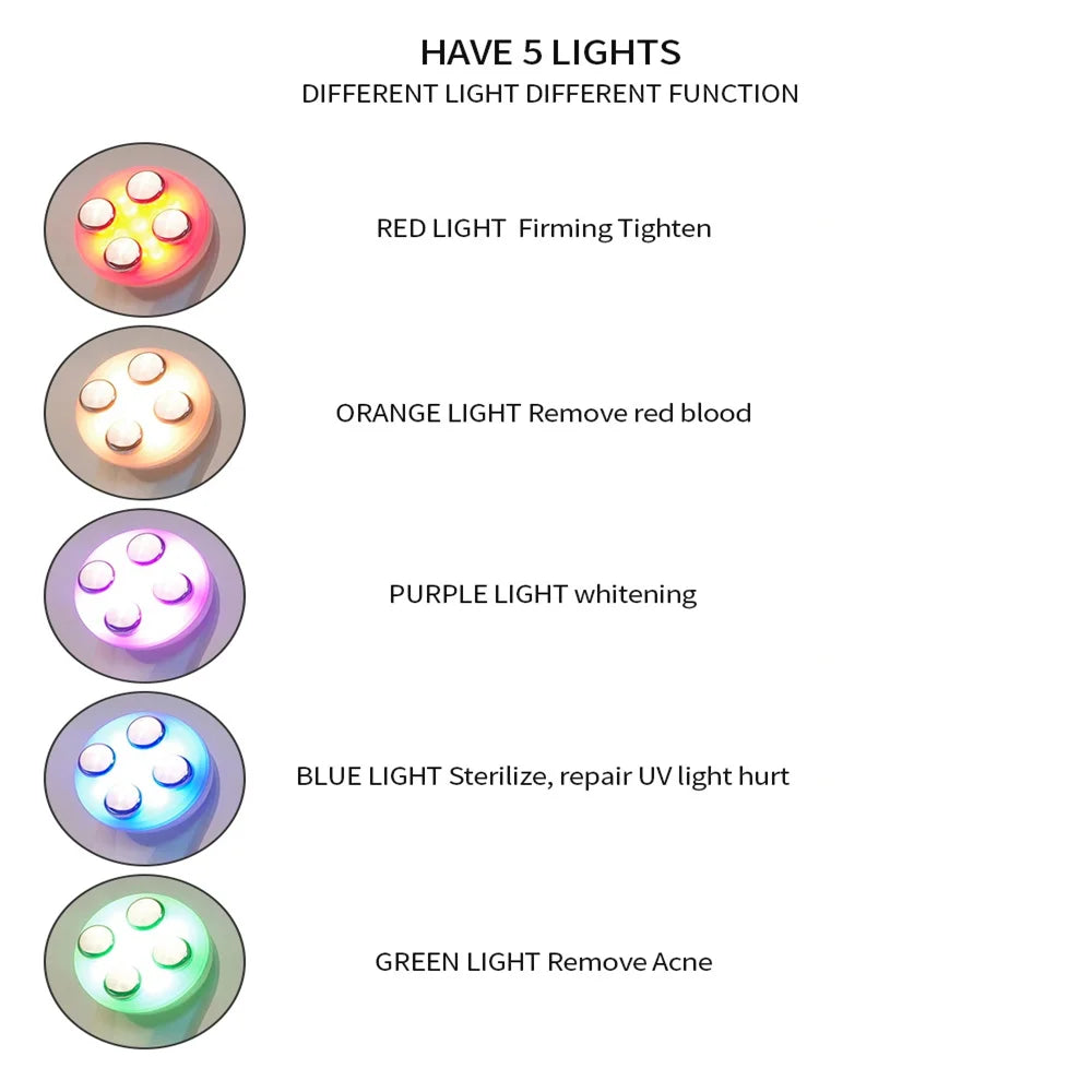 Lulupurest™ 5-in-1 RF EMS LED Photon Beauty Device