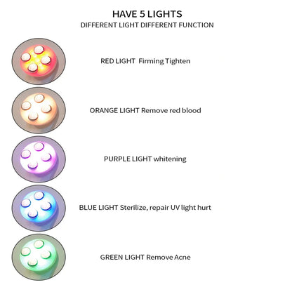 Lulupurest™ 5-in-1 RF EMS LED Photon Beauty Device