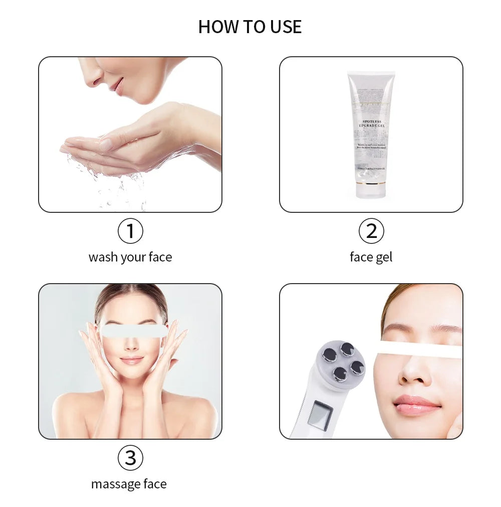 Lulupurest™ 5-in-1 RF EMS LED Photon Beauty Device