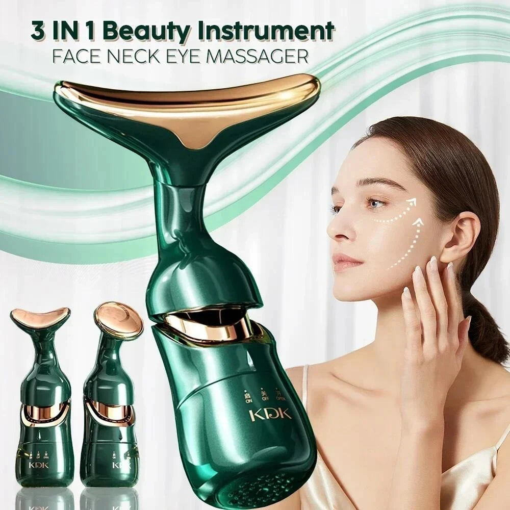 Lulupurest™ 3-in-1 EMS Face, Neck &amp; Eye Lifting Massager