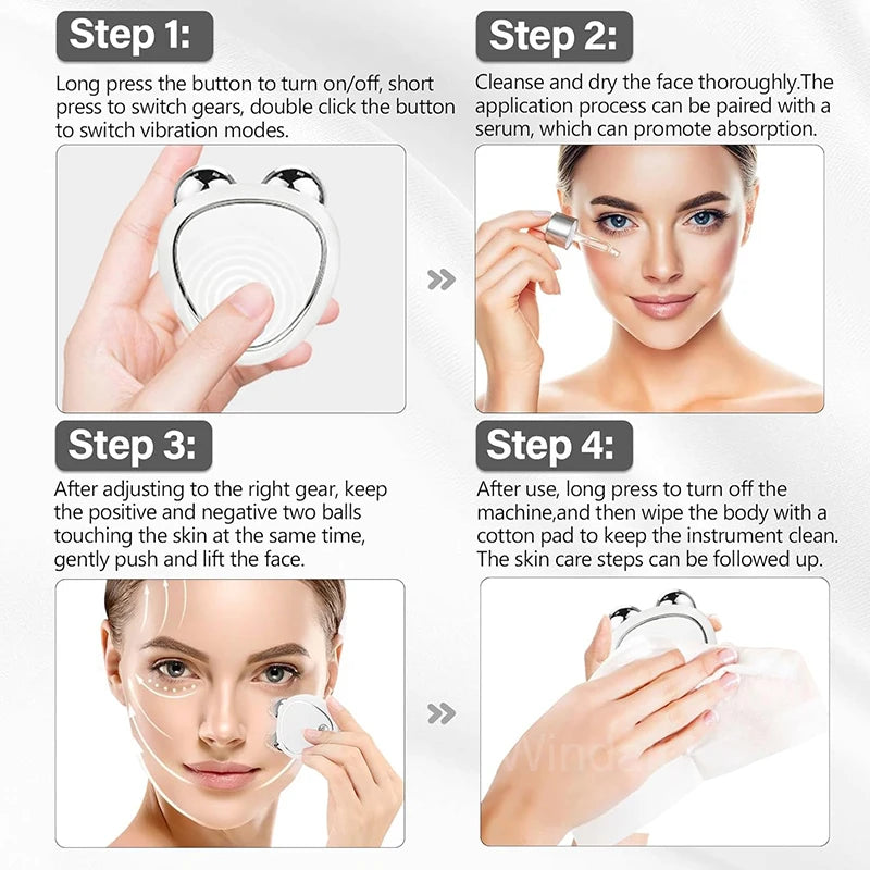 Lulupurest™ EMS Face Lifting &amp; Microcurrent Massager