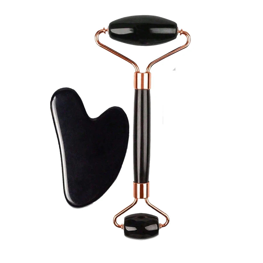 Lulupurest™ Ice Face Roller &amp; Gua Sha Set
