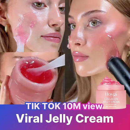 Jelly Face Cream Collagen Soft SPA Nourishing Moisturize Face Shrinks Pores Remove Comedones Jelly Essence Korean Skin Care
