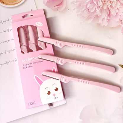 Women’s Face Care Makeup Shaver and Eyebrow Trimmer (3pcs)