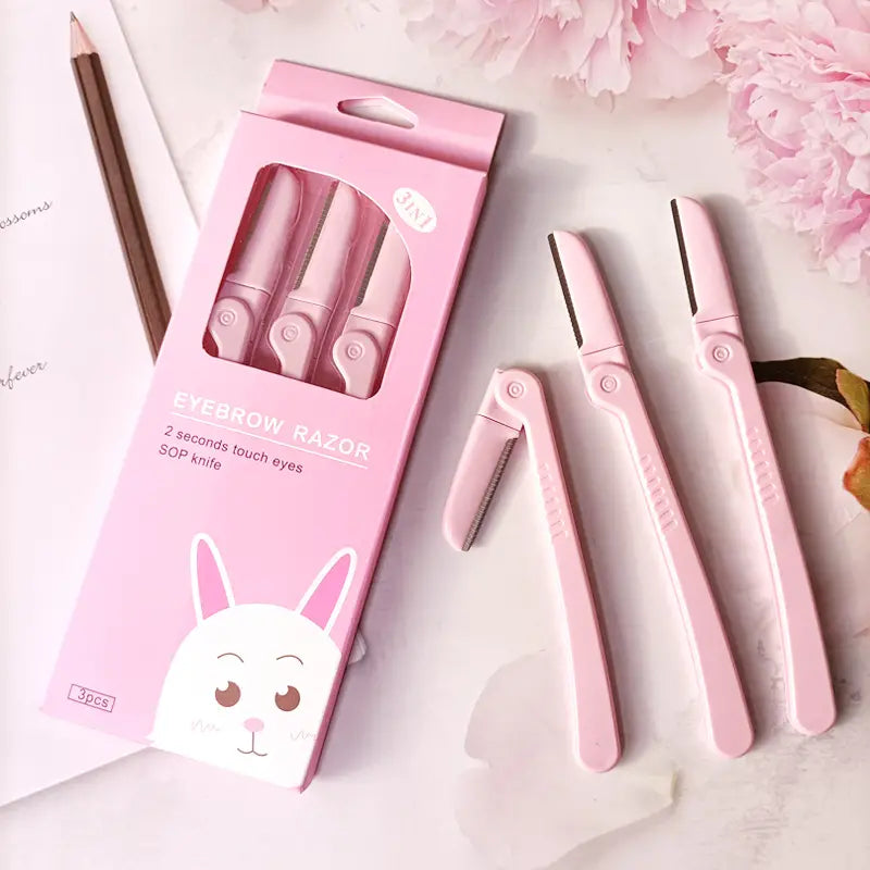 Women’s Face Care Makeup Shaver and Eyebrow Trimmer (3pcs)