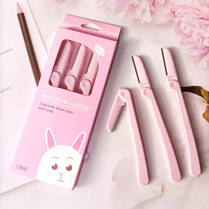 Women’s Face Care Makeup Shaver and Eyebrow Trimmer (3pcs)