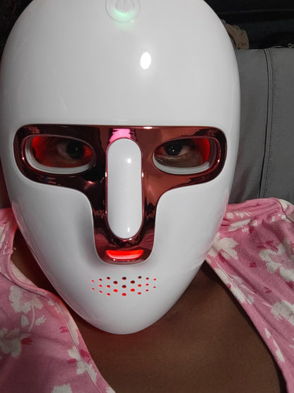 Lulupurest™ LED Face &amp; Neck Radiofrequency Light Therapy Mask