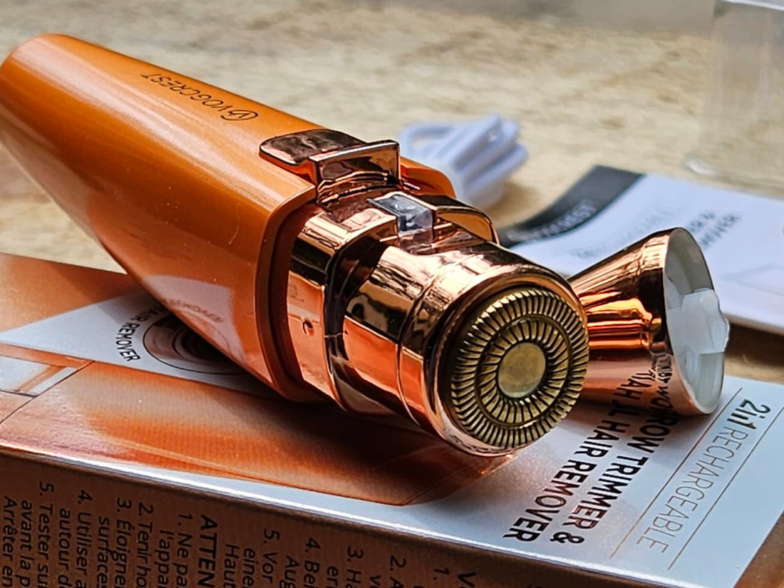 Lulupurest™ 2-in-1 Rechargeable Eyebrow &amp; Facial Hair Shaver